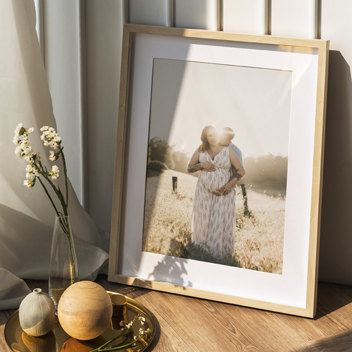 Custom framing offered by your photo lab at the time your print is ordered
